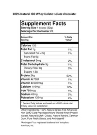100% Natural Whey Isolate 2lb +Aminogen©