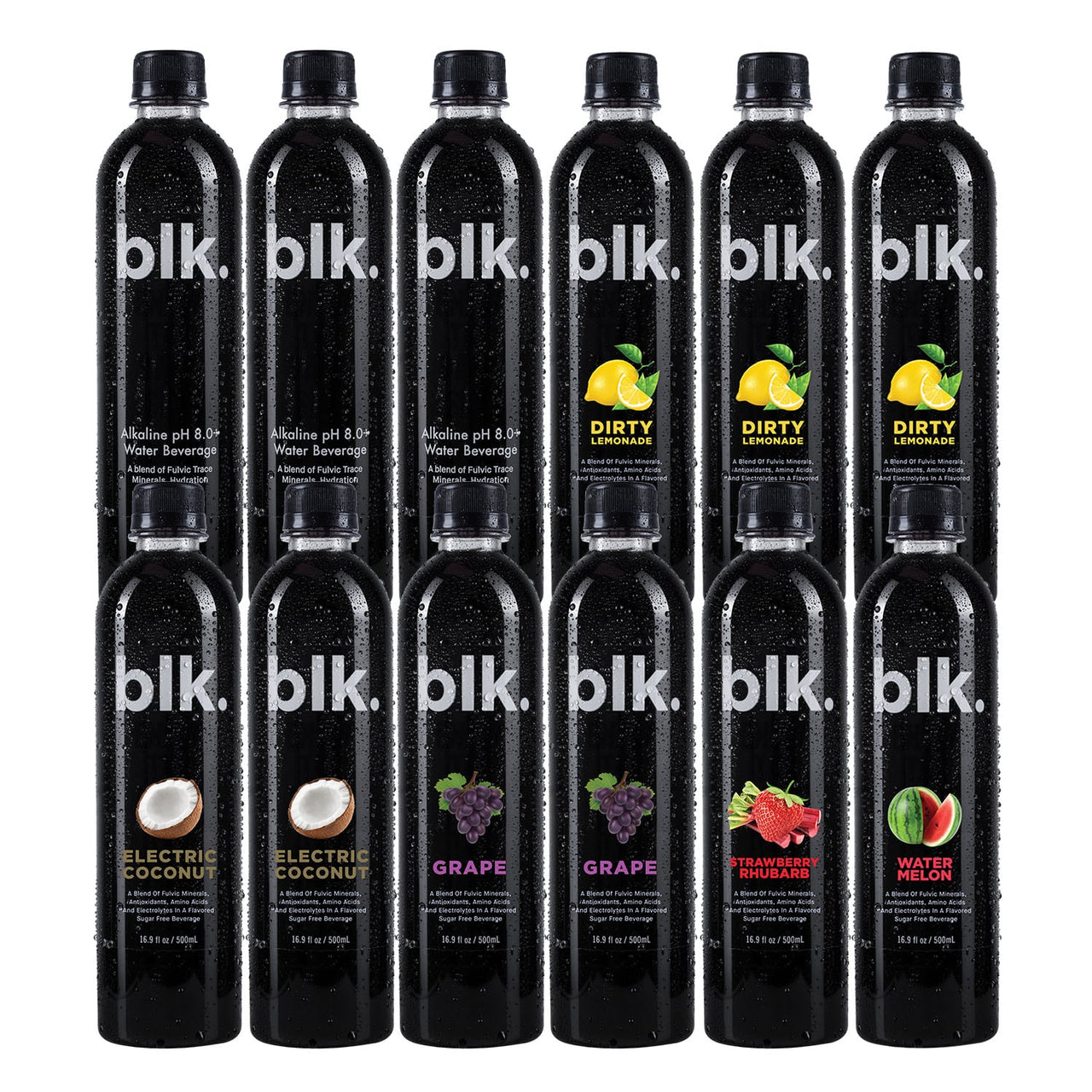 blk. Fulvic Remix Variety - 12 pack