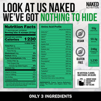 Vegan Weight Gainer Supplement | Naked Vegan Mass - 12LB