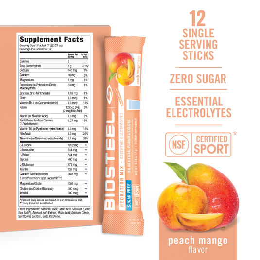 HYDRATION MIX / Peach Mango - 12 Servings