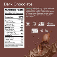 OWYN Protein Shake, Dark Chocolate, 4 Ct, 32g