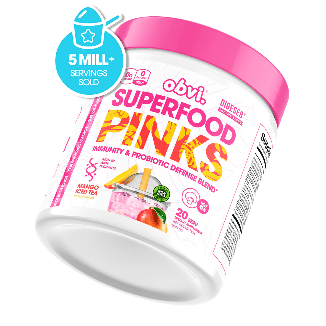 Obvi Pinks - Superfoods - Mango Tea