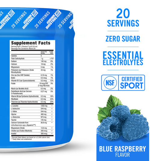 HYDRATION MIX / Blue Raspberry - 20 Servings