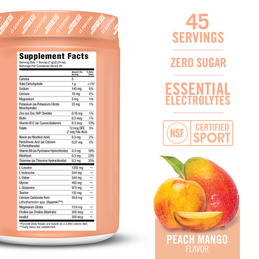 HYDRATION MIX / Peach Mango - 45 Servings