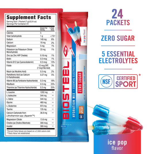 HYDRATION MIX / Ice Pop - 24 Serving Packets