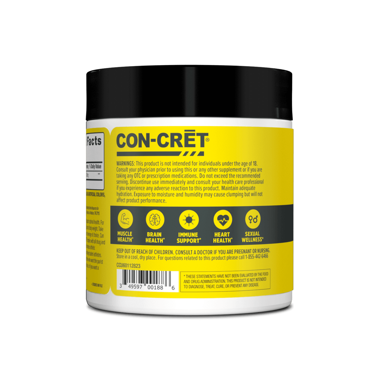 CON-CRĒT® CREATINE HCl POWDER - UNFLAVORED