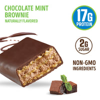 Lenny & Larry's® Dip'd™ Chocolate Mint Brownie- 2.05oz- Box of 12