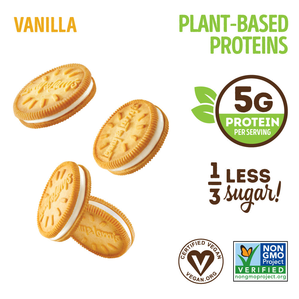 Vanilla - 2.86oz Pack- 6 Cookies (Box of 12)