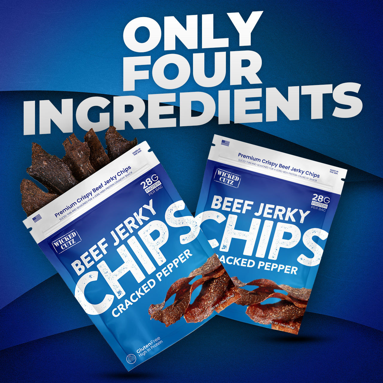 Cracked Pepper Jerky Chip