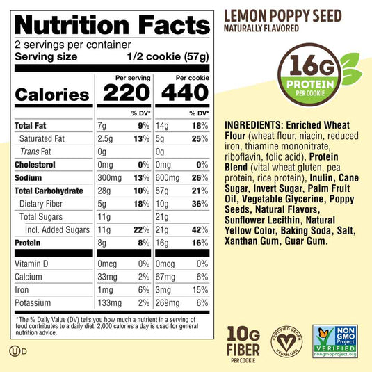 Lemon Poppy Seed - 4oz - Box of 12