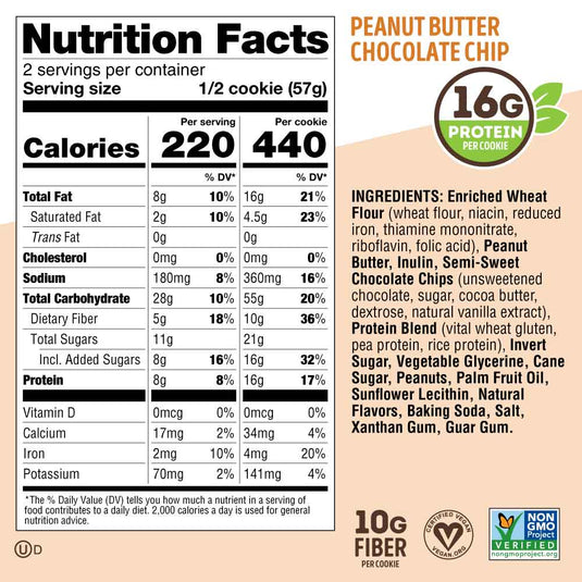 Peanut Butter Chocolate Chip - 4oz - Box of 12