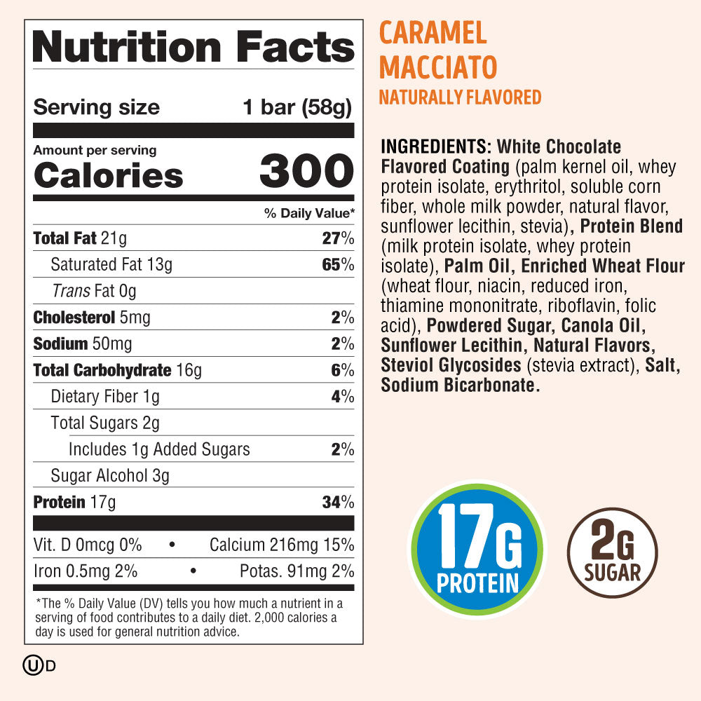 Lenny & Larry's® Dip'd™ Caramel Macchiato- 2.05oz- Box of 12