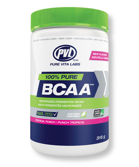 100% Pure BCAA (315 g) - Micronized Fermented BCAA