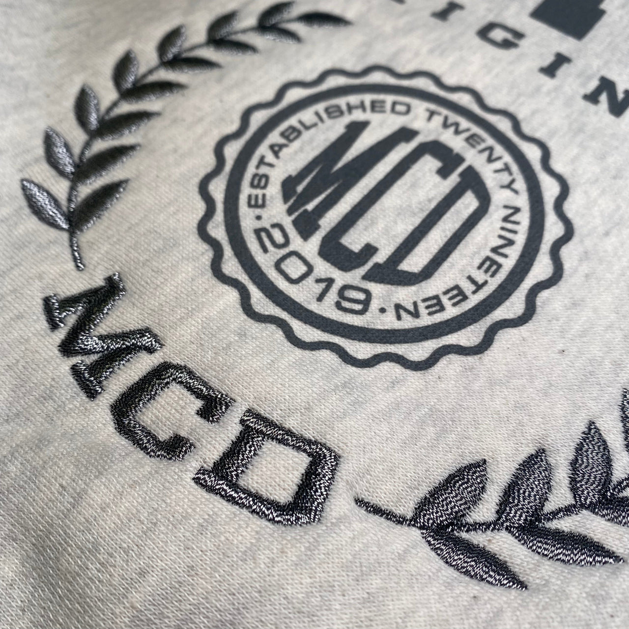 Crew STAY FRESH Crest Embroidered Sweatshirt