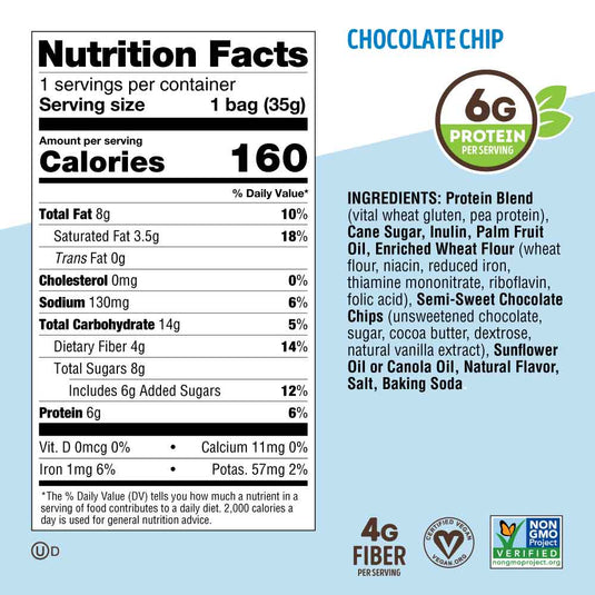 Chocolate Chip - 1.25oz - Box of 12