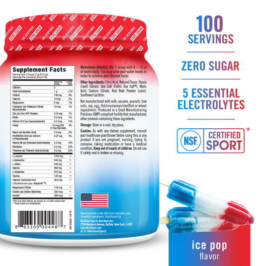 HYDRATION MIX / Ice Pop - 100 Servings