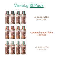 OWYN Non-Dairy Coffee Shake 20g Protein, Double Shot Three Flavor Variety, 12oz (Pack of 12)