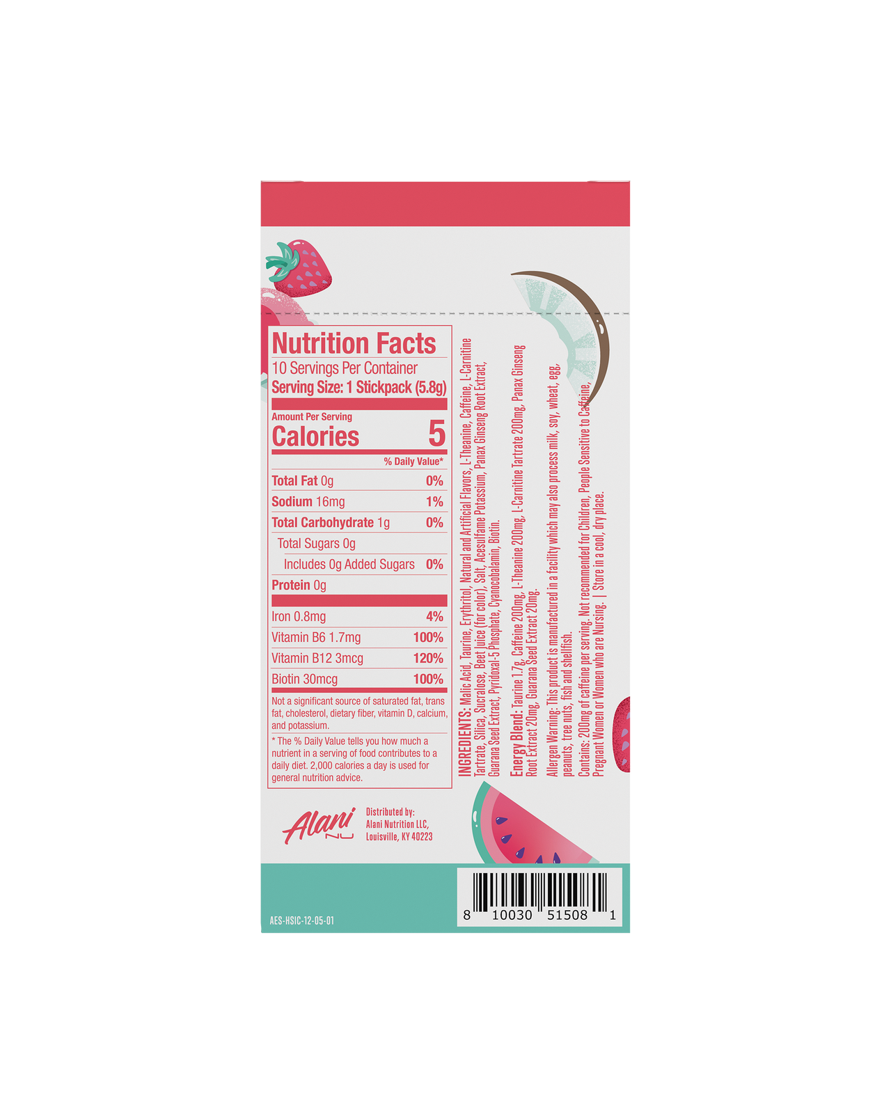 Energy Sticks - Hawaiian Shaved Ice