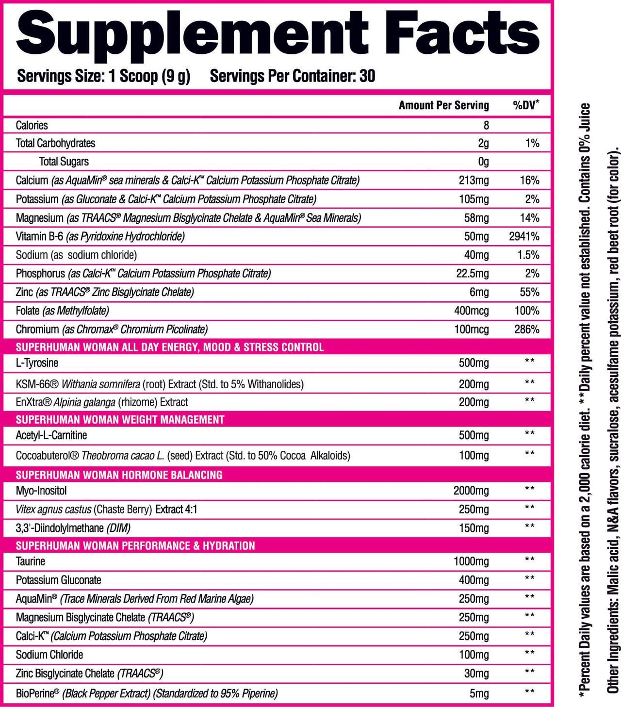 SUPERHUMAN® WOMAN - Hormone Balancing Performance Drink.