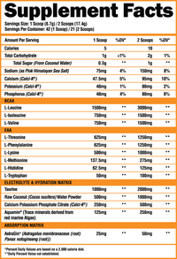 SUPERHUMAN INTRA - BCAA/EAA Formula.