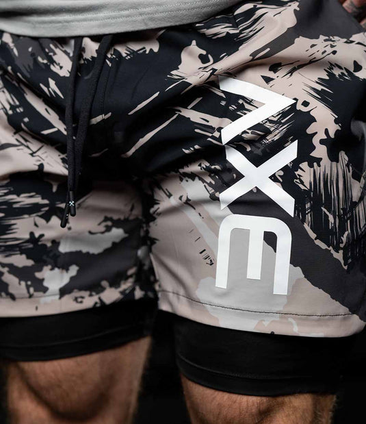 Alpine Slate Camo Axe Training Shorts