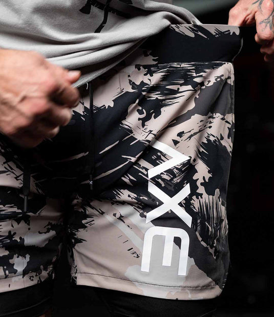 Alpine Slate Camo Axe Training Shorts