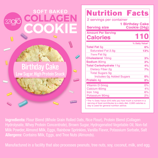 Collagen Birthday Cake Cookies