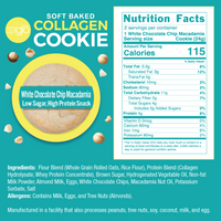 Collagen White Chocolate Macadamia Nut Cookies