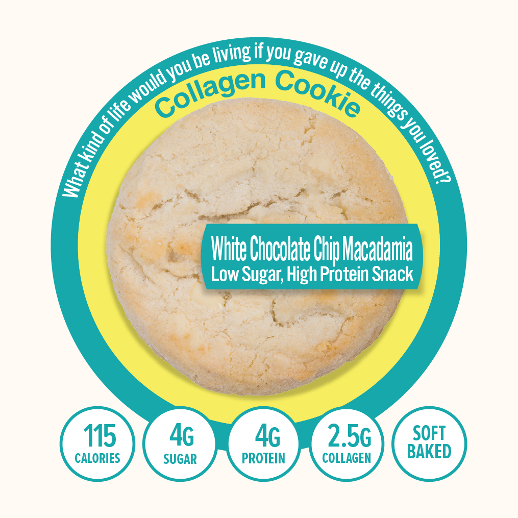 Collagen White Chocolate Macadamia Nut Cookies