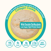 Collagen White Chocolate Macadamia Nut Cookies