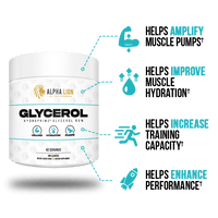 GLYCEROL - PUMPS. VOLUME. HYDRATION.