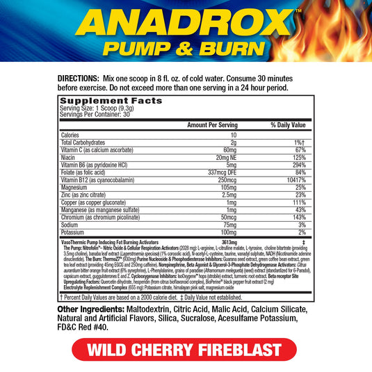 Anadrox 2-In-1 Pre Workout