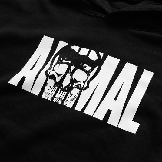 Animal X Gymreapers Hoodie Black