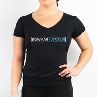Women's Black Cropped Tee