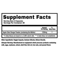 Apple Cider Vinegar – 120 Caps