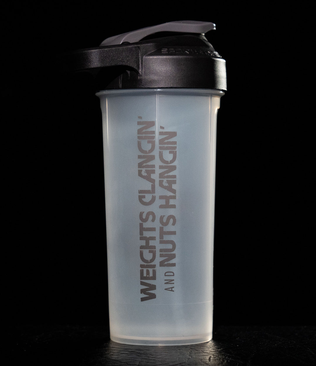 Weights Clangin' Nuts Hangin' Logo Shaker