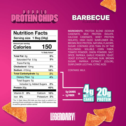 Barbecue | Popped Protein Chips