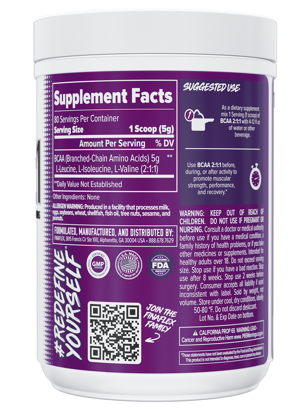 PURE BCAA 2:1:1, ULTIMATE MUSCULAR PERFORMANCE