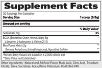 BCAA MAX PUMP, Ultimate Super Intra-Workout