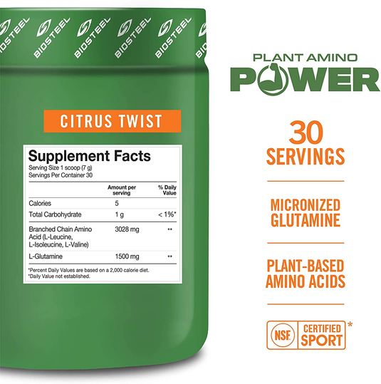 Plant Amino Power BCAA+ / Citrus Twist