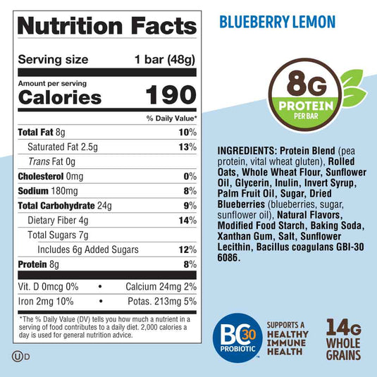 Blueberry Lemon- 1.69oz 12ct Box