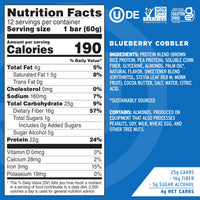 Employee Blueberry Cobbler Protein Bars