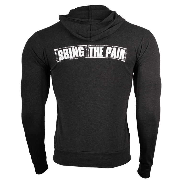 Bring The Pain Lightweight Charcoal Hoodie