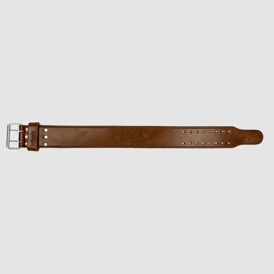 Custom Saddle Brown Powerlifting Belt (Laser Engraving)