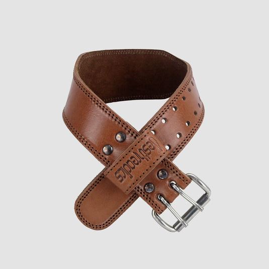 Custom Saddle Brown Tapered Weight Belt (Laser Engraving)