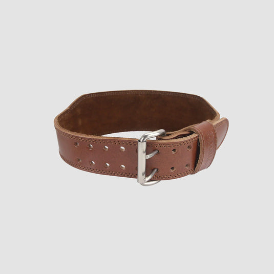 Custom Saddle Brown Tapered Weight Belt (Laser Engraving)