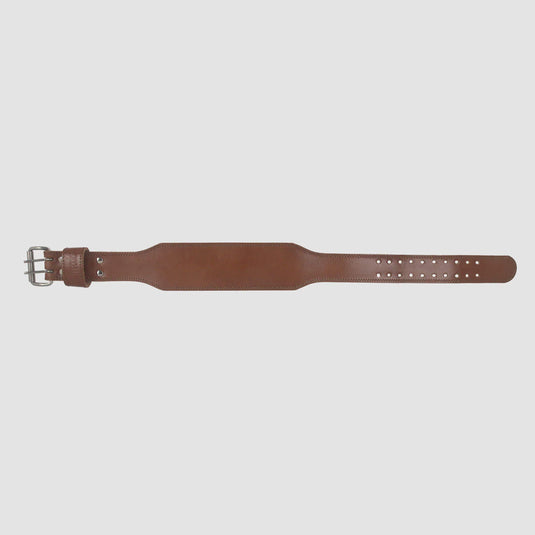 Custom Saddle Brown Tapered Weight Belt (Laser Engraving)