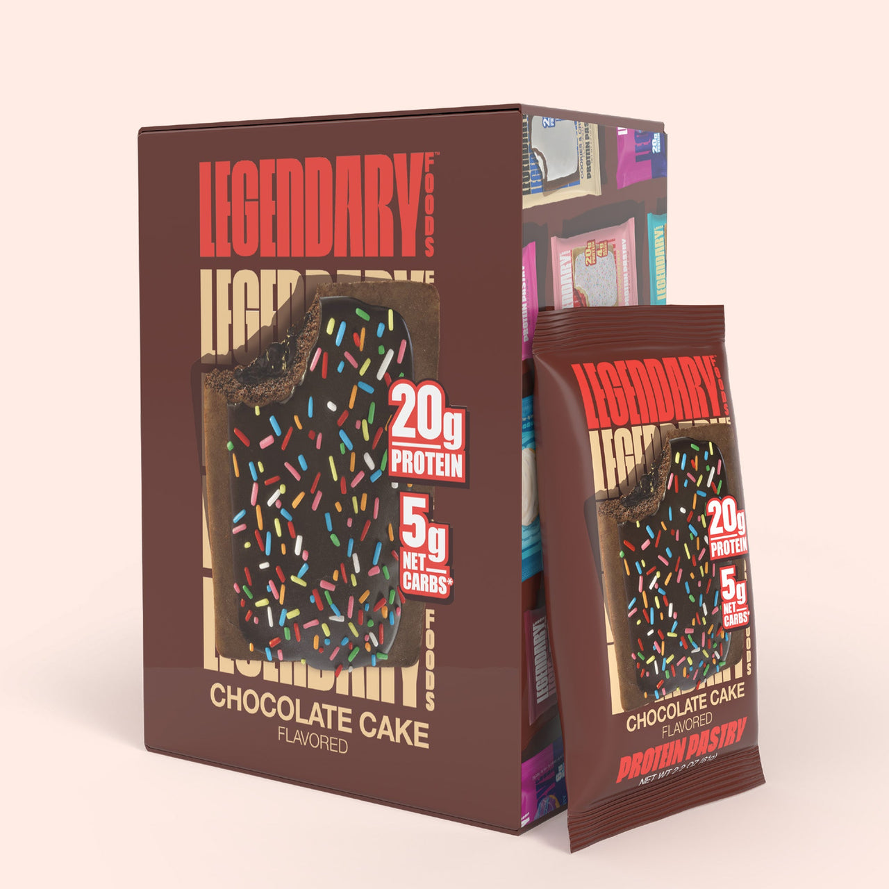 Chocolate Cake | Protein Pastry | 8-Pack