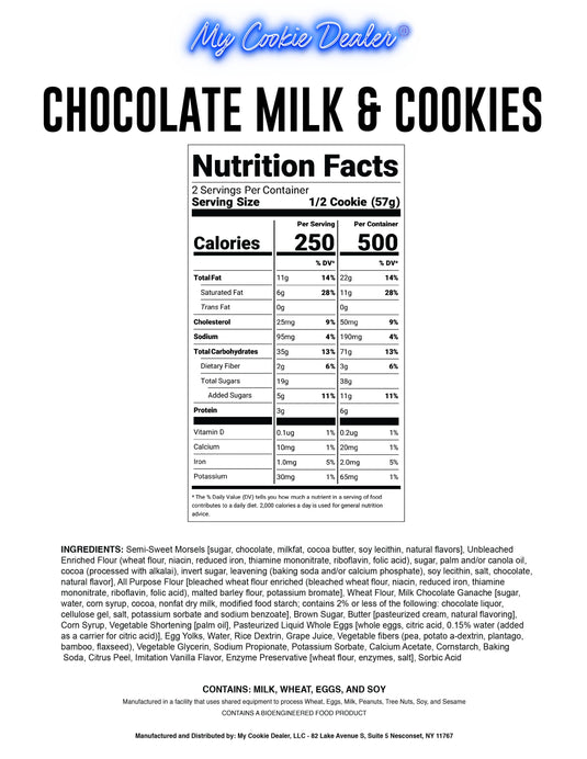 Chocolate Milk & Cookies Cookie Retail