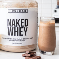 Chocolate Whey Protein Powder | Naked Chocolate Whey - 2LB